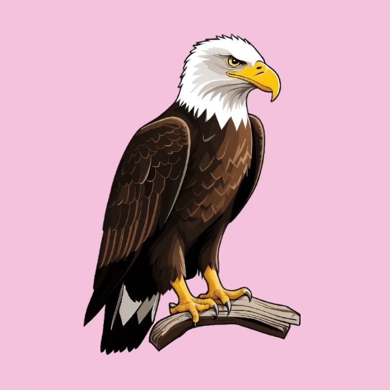 Imperial eagle on branch