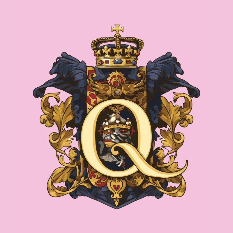 Q Buchstabe Name Krone