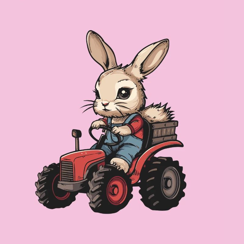 Rabbit Tractor Farmer