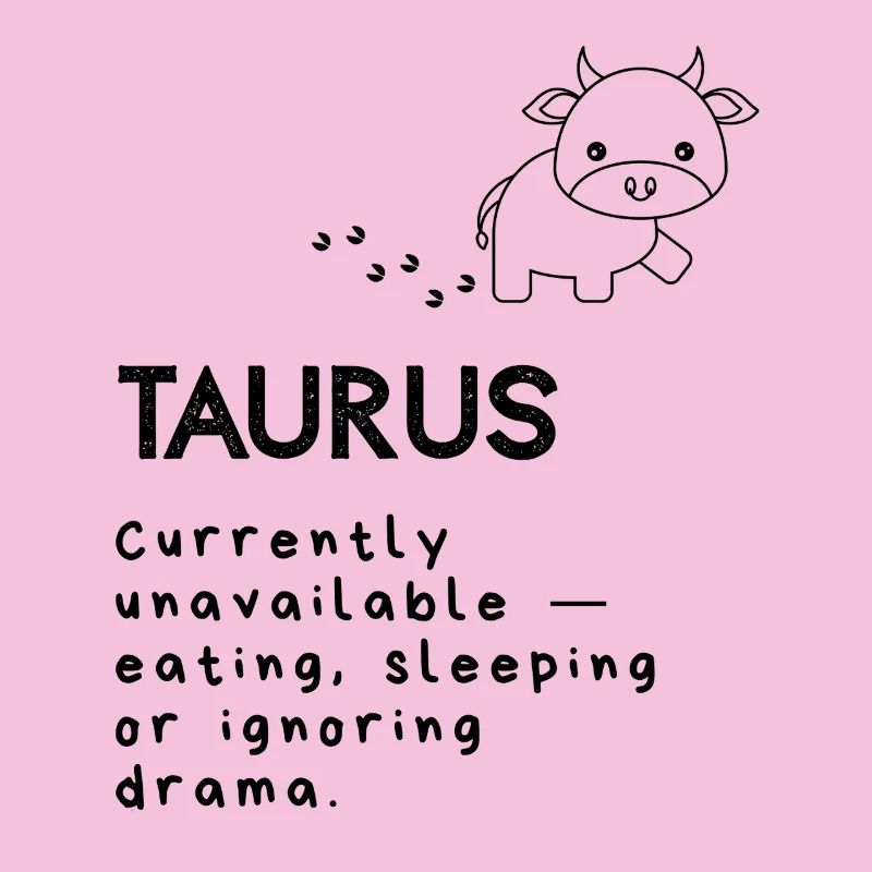 Dessin animé mignon du Taureau - Mode sieste activé