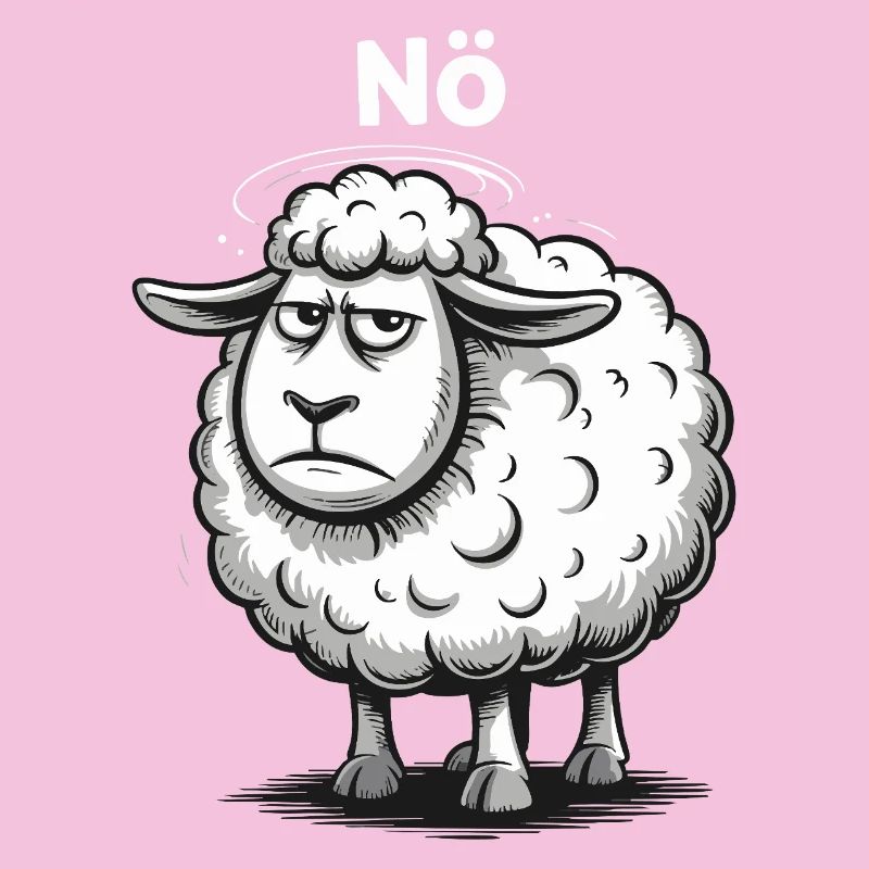 Basse-Autriche – Grumpy Sheep Humour Design