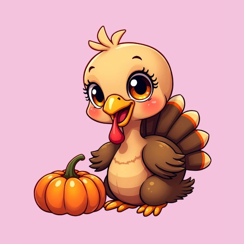 Bébé dinde de Thanksgiving