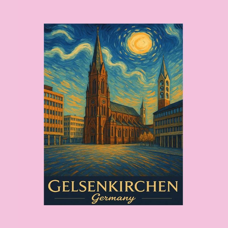 Gelsenkirchen Cathedral Starry Sky