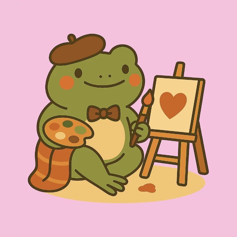 Painter Frog – Creative & Heartfelt