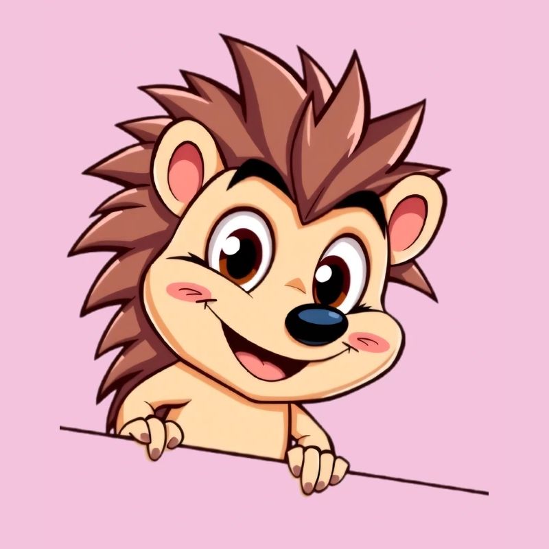 Flinker Igel am Draht