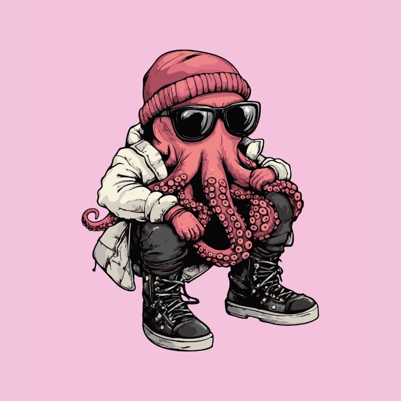 Octopus Cool Winter