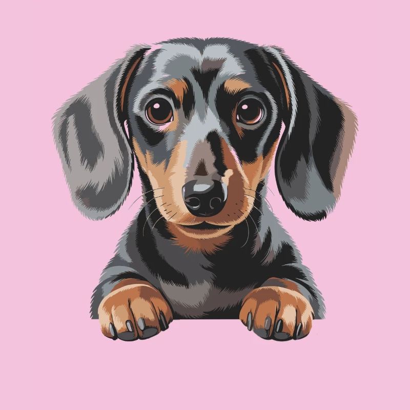 Dackel Welpe Illustration