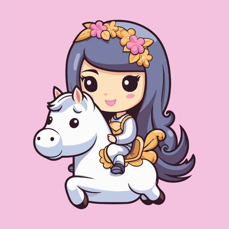 Prinzessin Pferd Comic