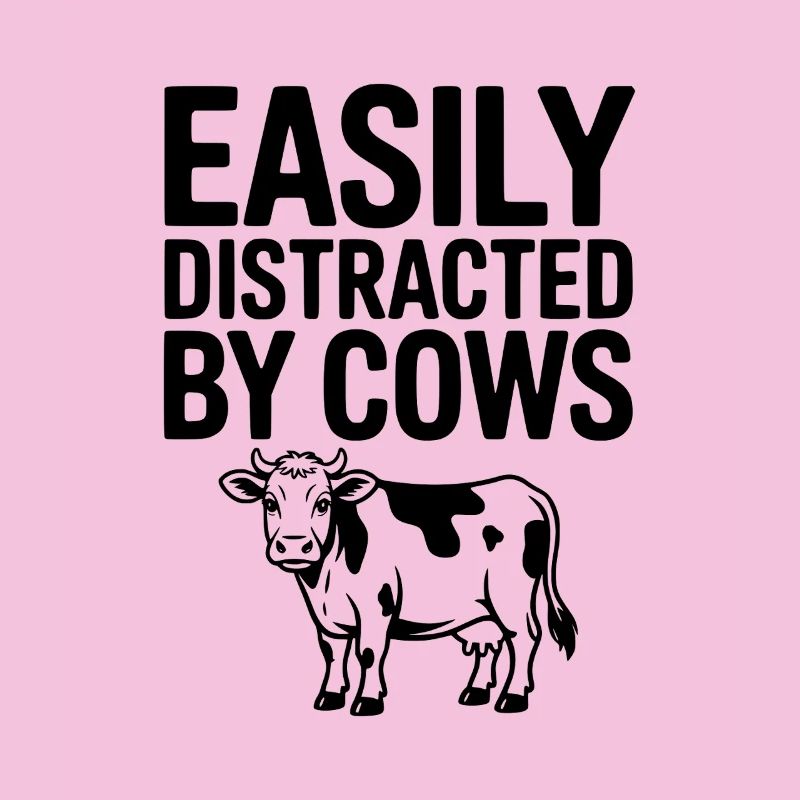 Easily Distracted by Cows
