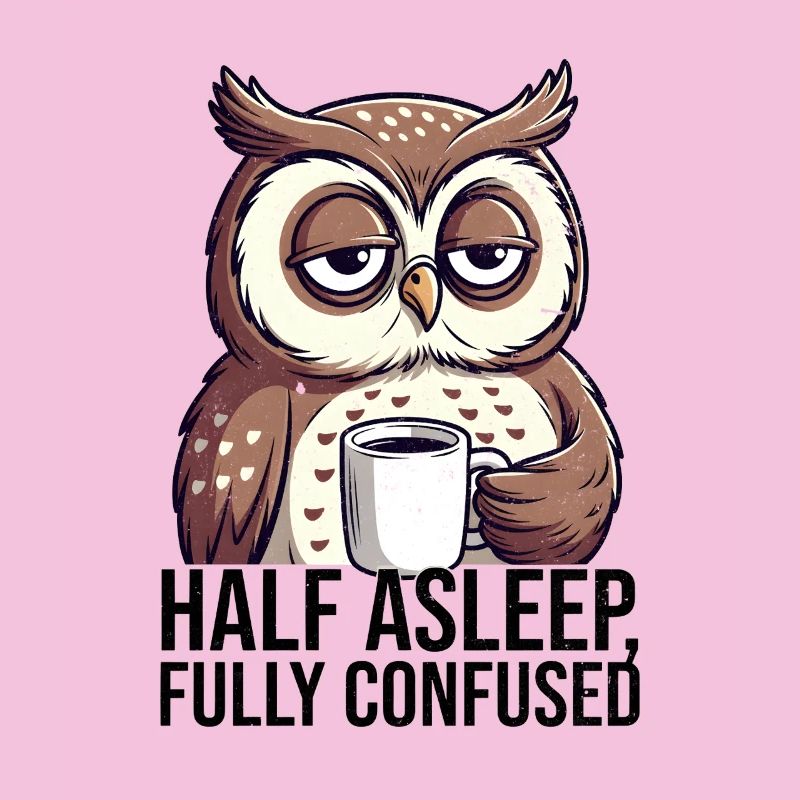 Kaffee Eule im Morgenrausch