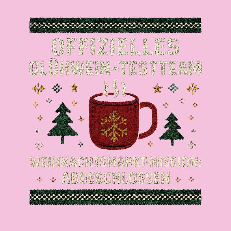 Équipe de test de vin chaud, héros du marché de Noël