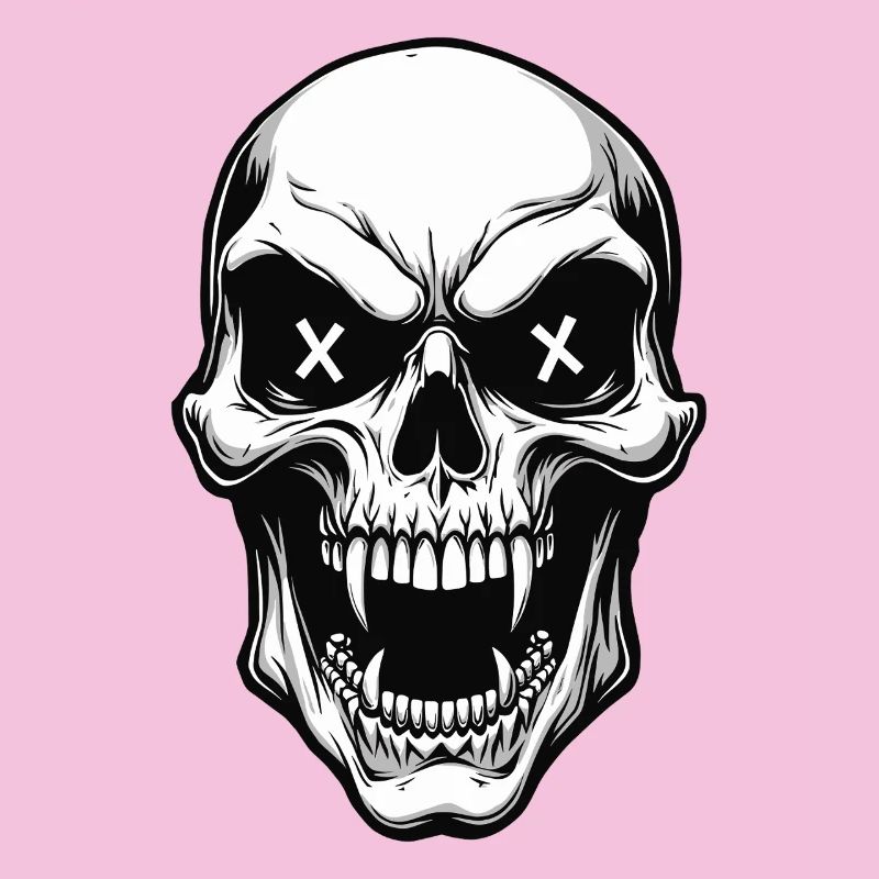 Vampire Skull Skull X Eyes Horror