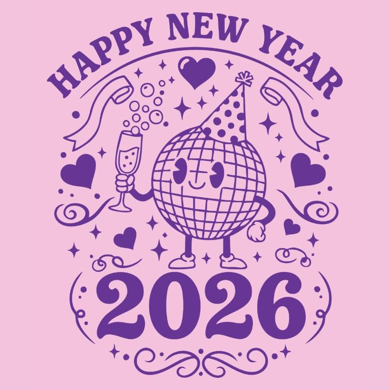 Joyeuse Année 2026 Célébration Globe Festive