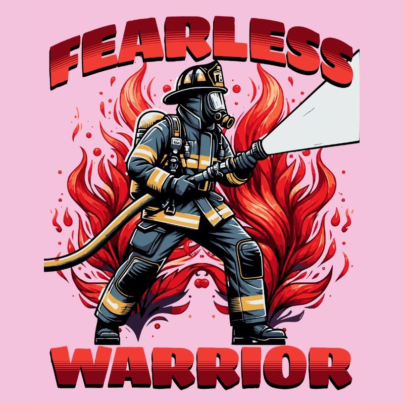 Fearless firefighter, firefighter hero