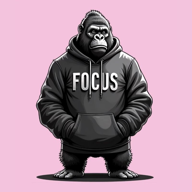 Concentration Gorille Effort Motivation