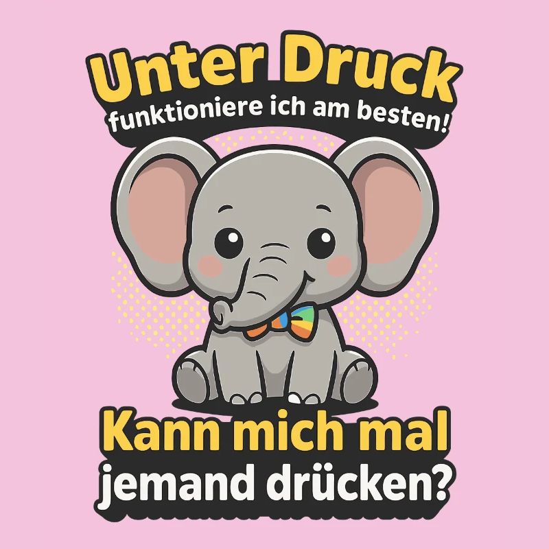 Under pressure elephant, cuddle me saying