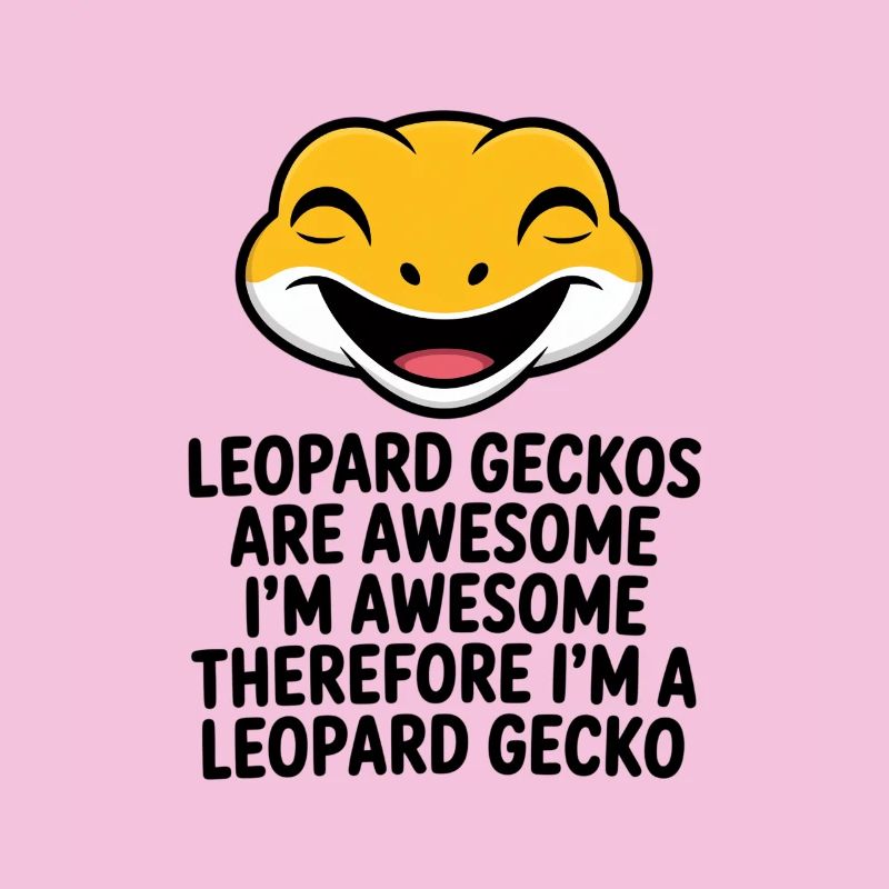 Leopardgekko-Lachkunst