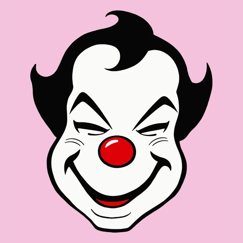 Carnaval du visage de clown joyeux Carnaval Carnaval