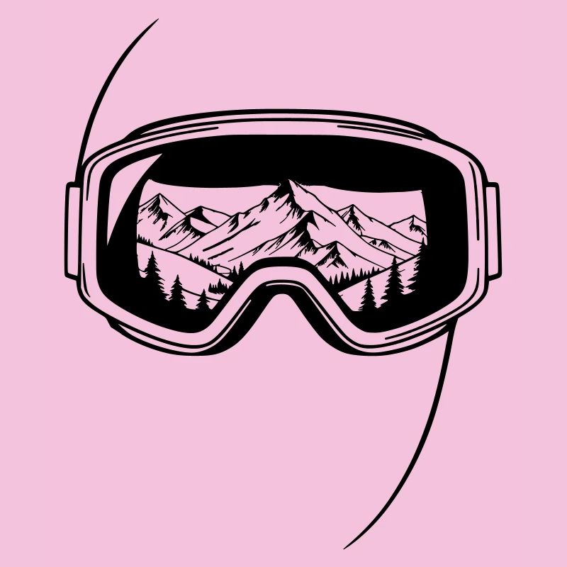 Summit View Ski Goggles Graphic