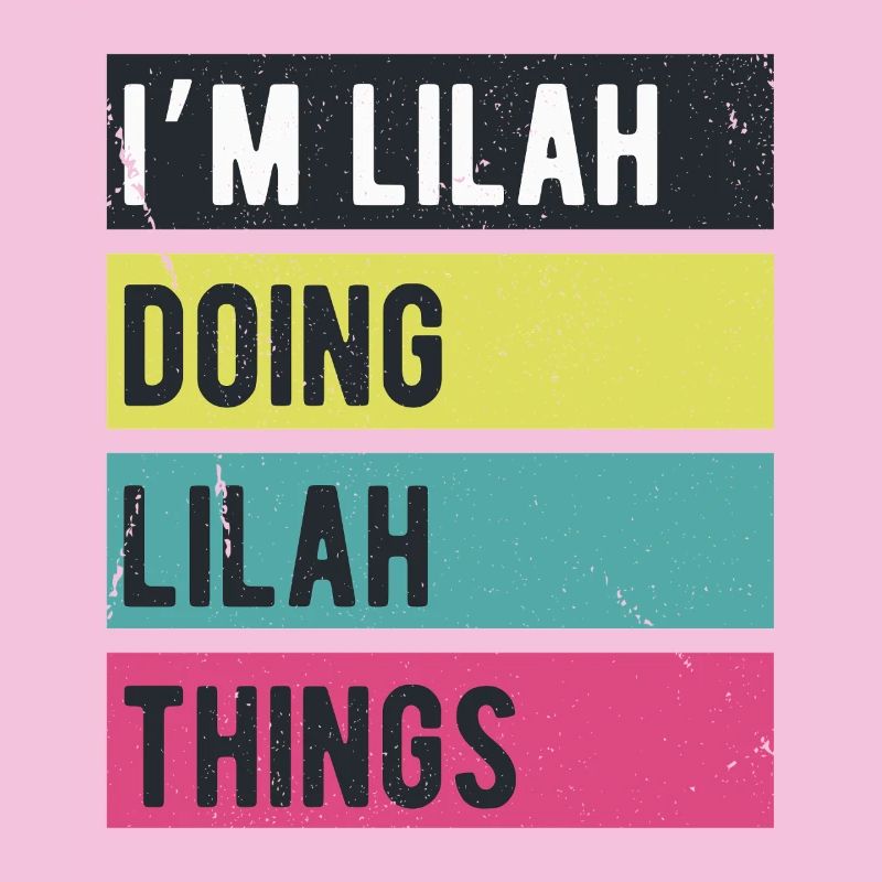 I’m Lilah Doing Lilah Things Retro Colors