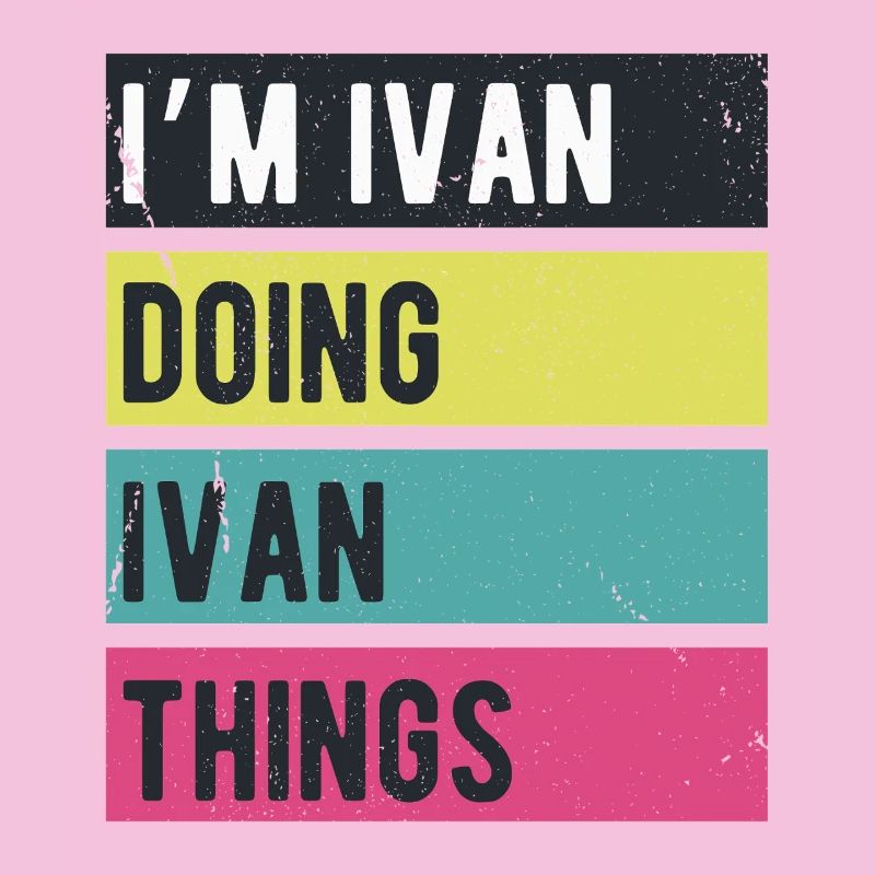 Ich bin Ivan und mache Ivan Things Retro-Farben