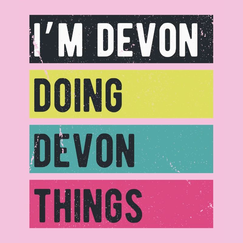 Je suis Devon qui fait des couleurs rétro de Devon Things