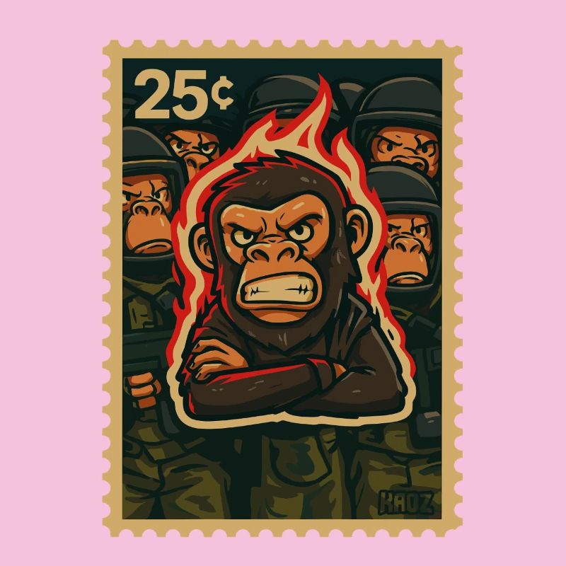 Fire and Monkey Protest