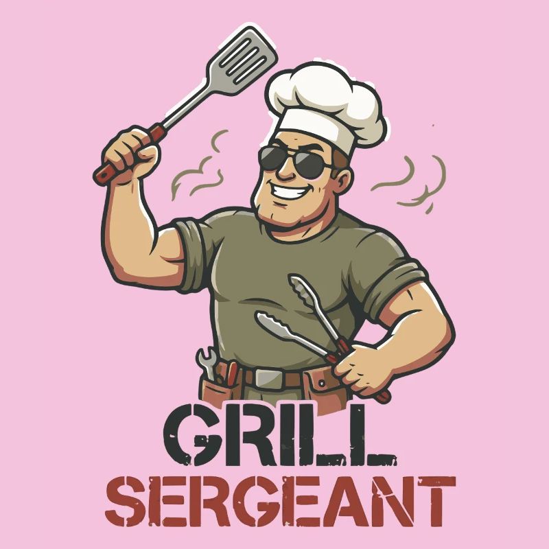 Grill Sergeant Lustiger BBQ Grillchef