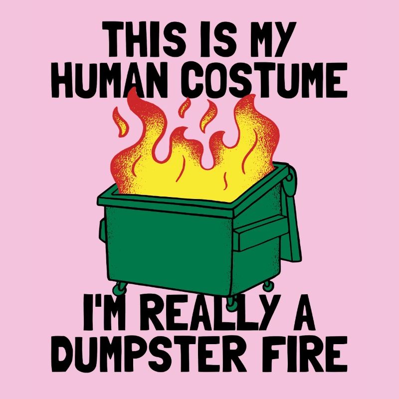 C’est drôle que ce soit mon costume humain pour le ton déchet