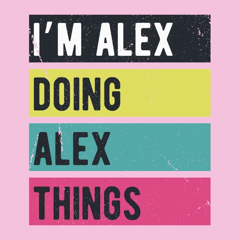 I’m Alex Doing Alex Things Retro Colors