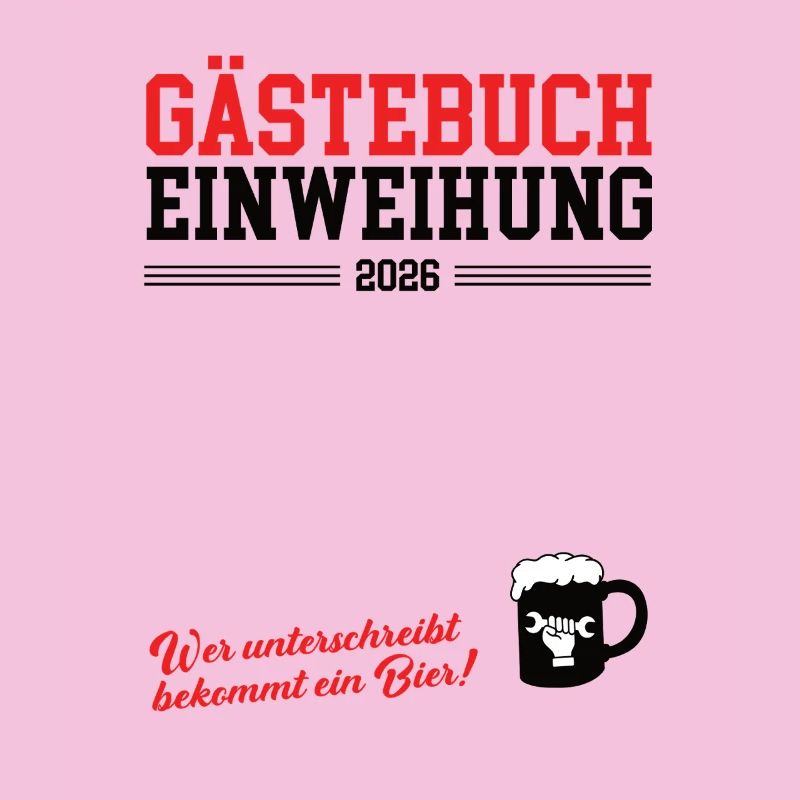 Gästebuch Einweihung 2026 Neue Wohnung Geschäft