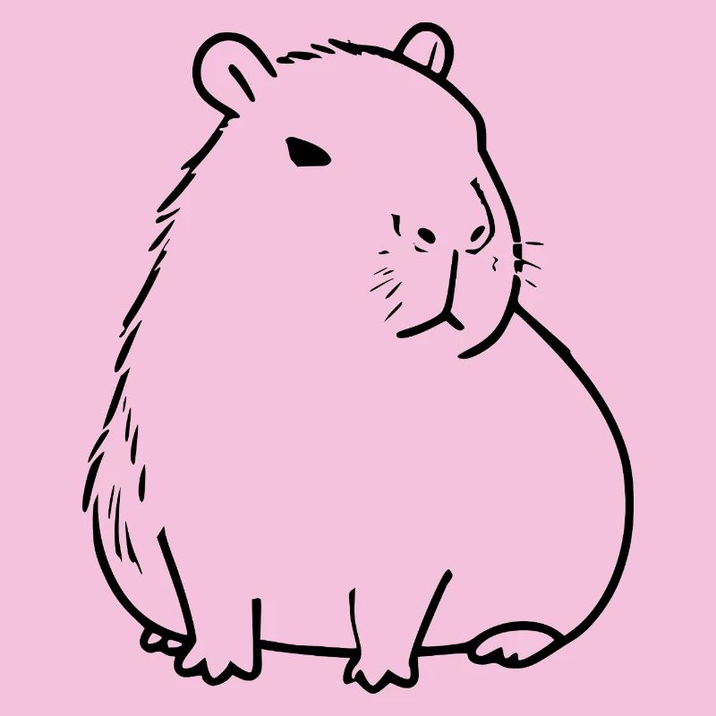 Capybara capybara noir