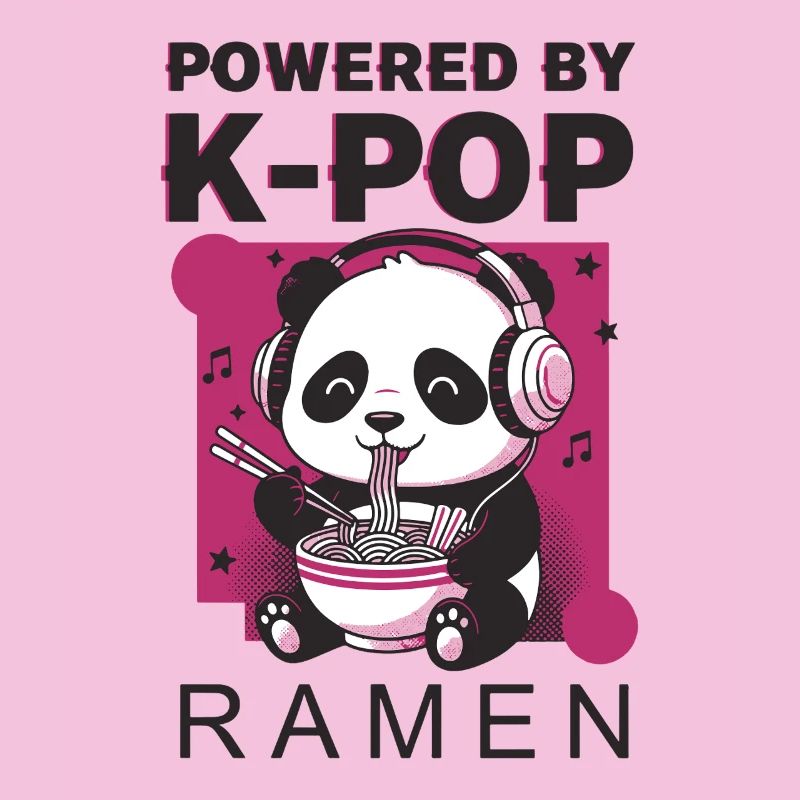 Propulsé par K-Pop Ramen Musique Kpop mignonne coréenne