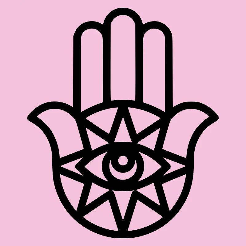 Silhouette de Fatima de la Main Hamsa