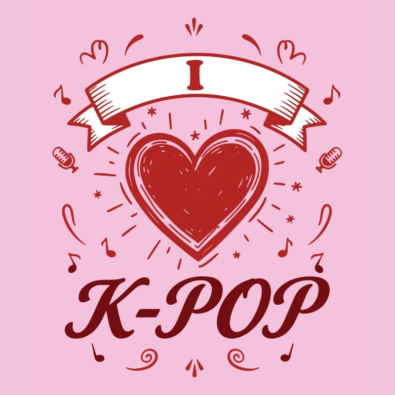 Pop coréenne Je K-Pop Musique coréenne Amour mignon Kpop
