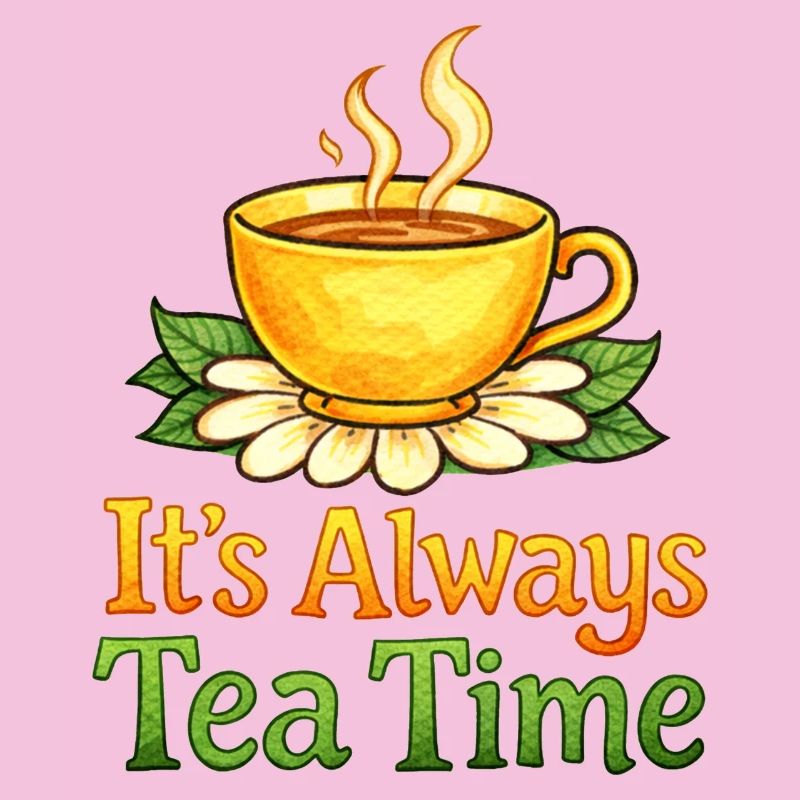 Always Tea Time Teacup Design