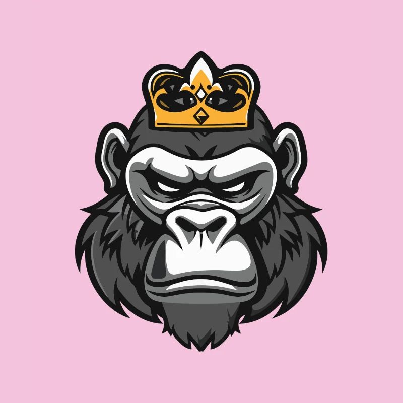 Gorilla Head Crown