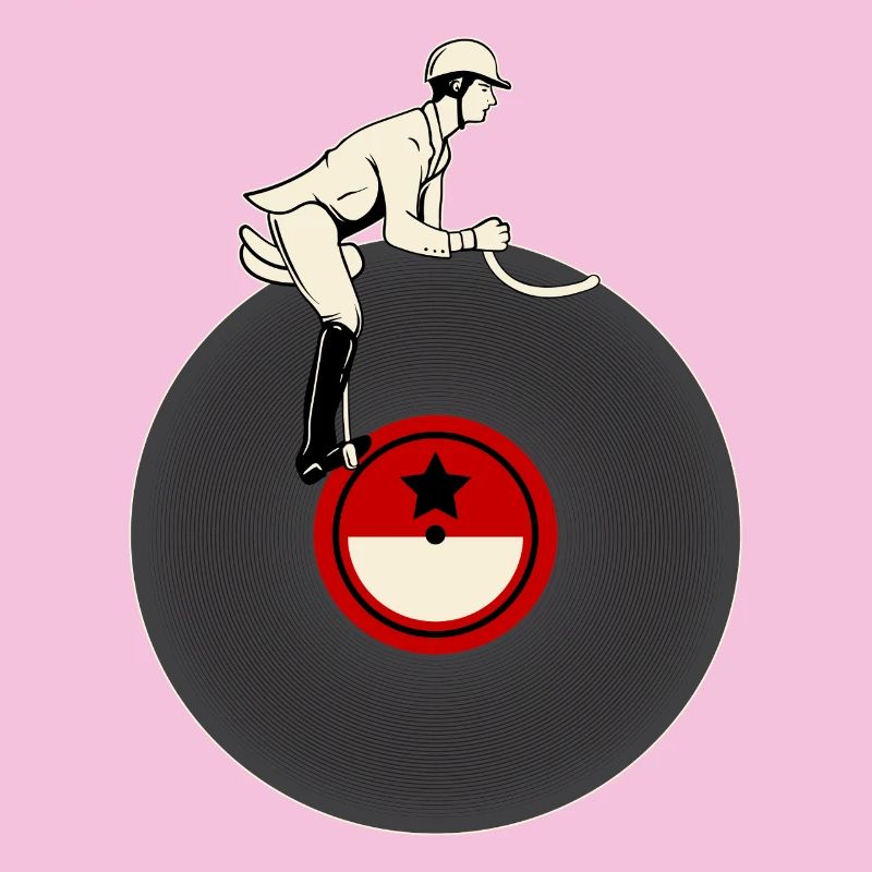 Cavalier sur vinyle