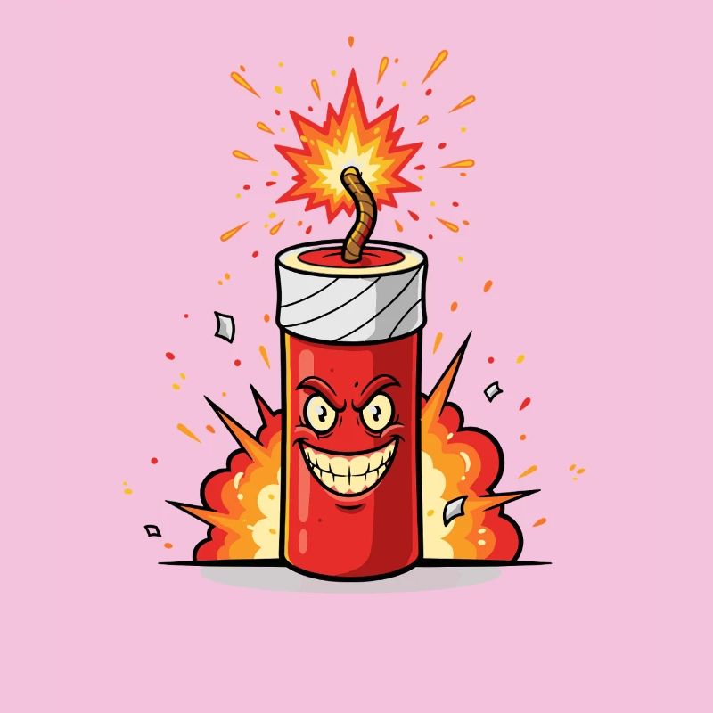 Angry Firecracker Comic