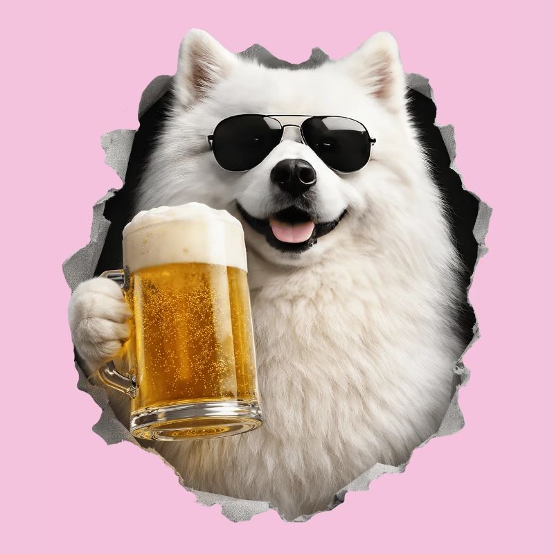 Japanischer Spitz Bier