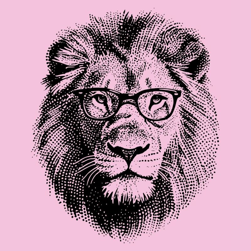 Löwe mit Brille