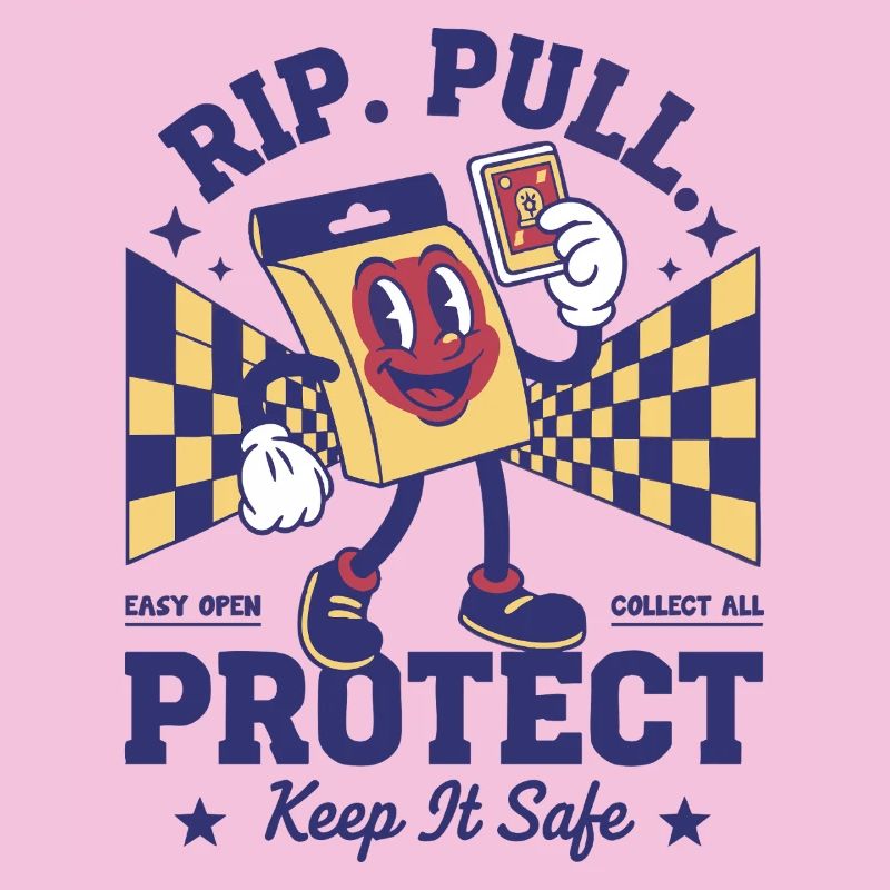 RIP PULL PROTECT Keep It Safe Trading Card