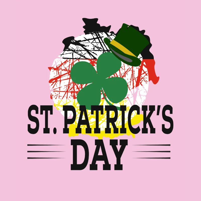 Graphique du chapeau de trèfle de la Saint-Patrick