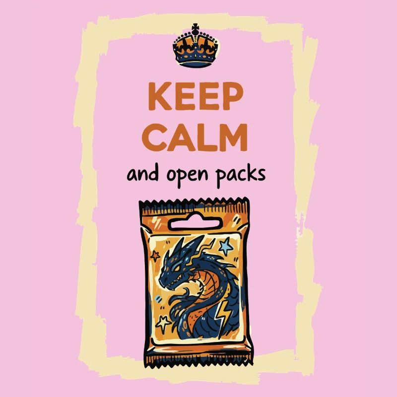Keep Calm And Open Packs Trading Card Booster Pack