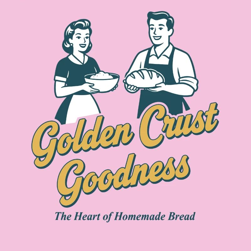 Baking sourdough bread with a golden crust