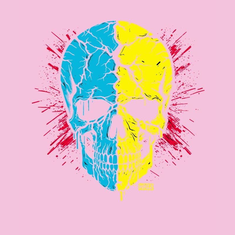 Skull Split Neon Palette