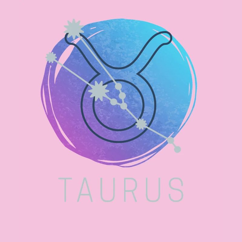 Taurus Stier Sternzeichen Aquarell Astrologie