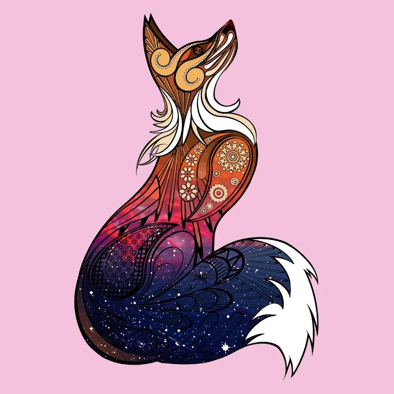 Cosmic Mandala Fox