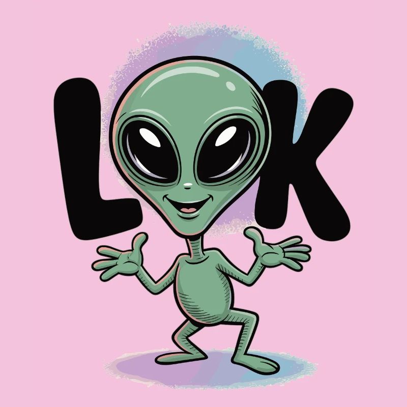 T-shirt extraterrestre Look Comic Space