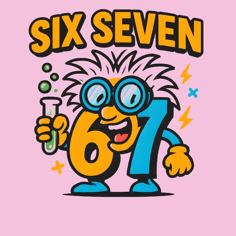 Six Seven 67 Wissenschaft Humor Nerd Geschenkidee